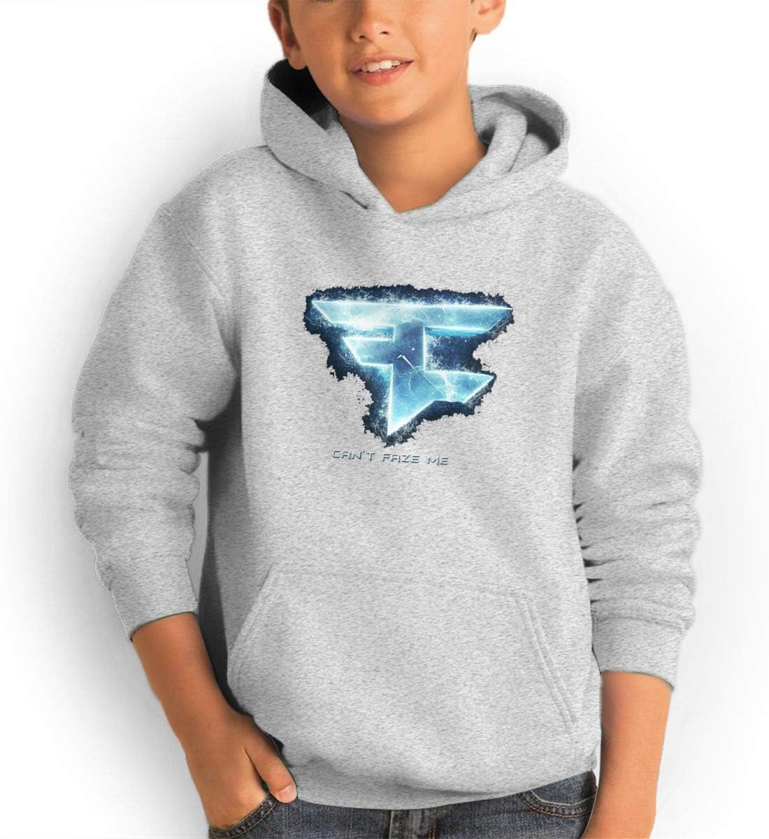 SevenGoGo Teen Faze Clan Logo Sweater Print Loose Long Sleeve Cotton Hoodie Sweatshirt with Pocket Black