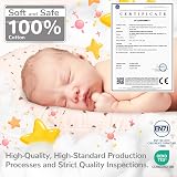 EAQ Baby Lounger Nest for Co Sleeping 0-12 Months 100% Cotton White Brown view 3