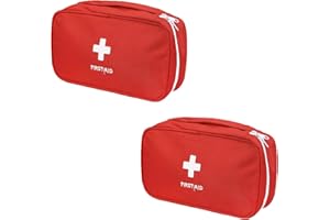 First Aid Bag - First Aid Kit Bag Empty for Home Outdoor Travel Camping Hiking, Mini Empty Medical Storage Bag Portable Pouch
