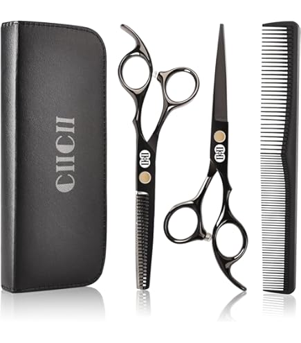 PATIKIL 2.9"X1.5" PU Cuir Ciseaux Gaine, 6 Paquet Ciseaux Couvre Protection Portable Collecte Sacs Pour Sourcil Parage Beauté Outil Protection, 2 Couleurs