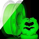 iSANMATE Glow in The Dark PETG Filament, Green Luminous Filament 1.75mm, Easy to Print PETG Filament, Ideal for Halloween, Christmas & Fall Pumpkin Decorations, 1KG/Spool