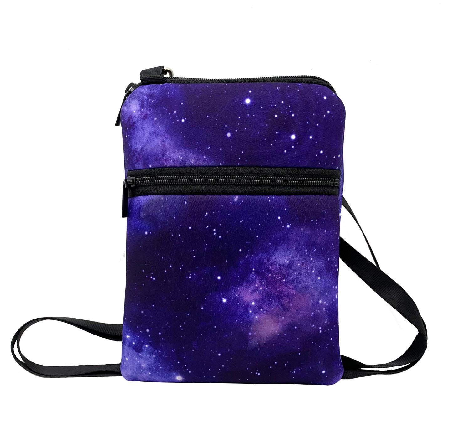 KOSTOO Cell Phone Bag - Small Cute Women Crossbody Cell Phone Purse Wallet Bag with Shoulder Strap for iPhone X/XR / 8/8 Plus / 7/7 Plus and Samsung (Purple Sky)