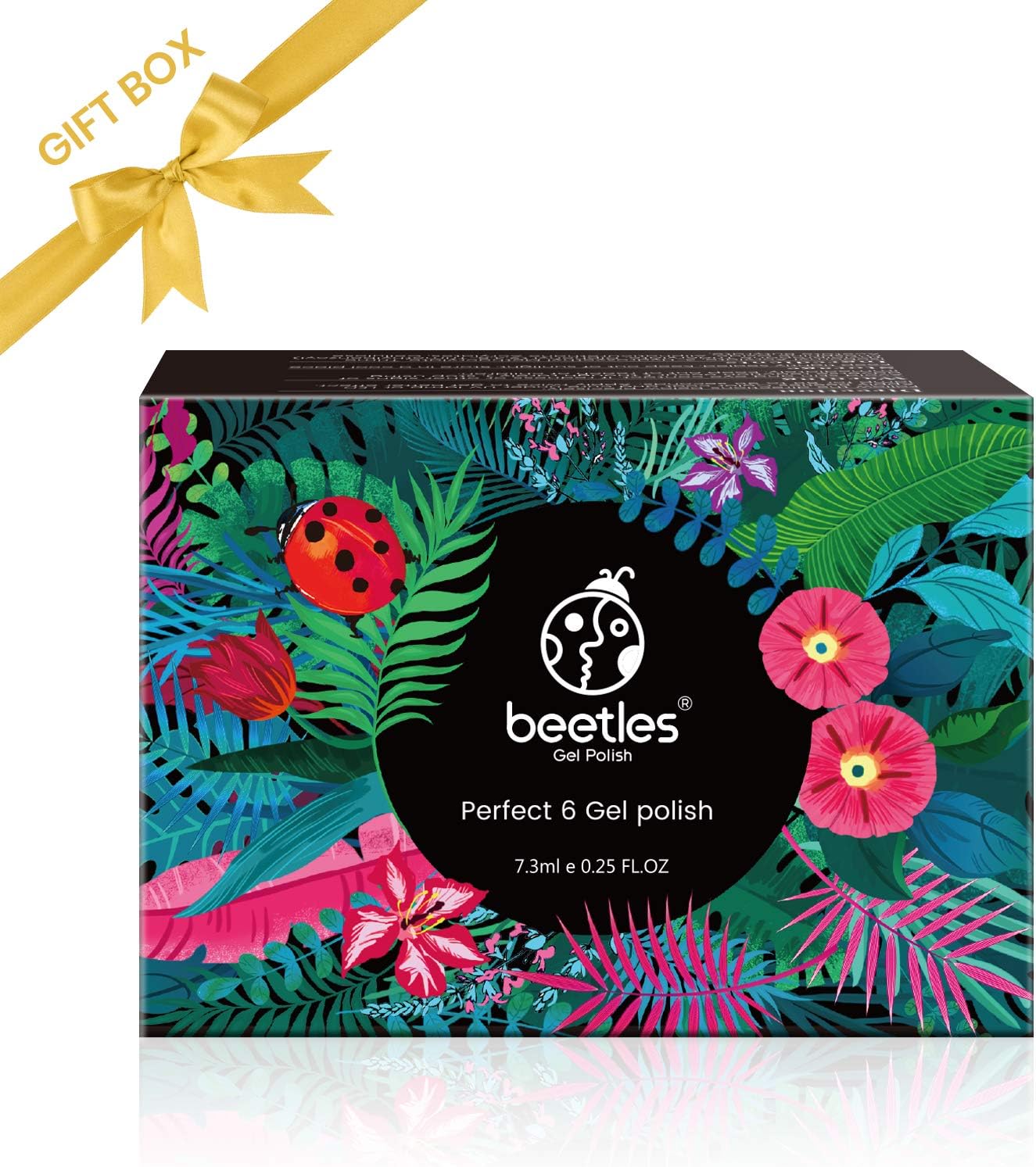 Beetles Burgundy Red Gel Nail Polish Set - 6 Bottles Purple Lilac Sangria Nail Gel Polish Kit for Fall Autumn Glamour, Soak Off U V Light LED Nail Lamp Gel Nail Kit for Home DIY Manicure Nail Designs: Health & Personal Care