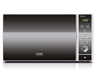 CASO MCG30 chef Design Mikrowelle 3in1 - mit neuer Heißlufttechnik für ein besseres Backergebnis - erhitzen, auftauen, backen