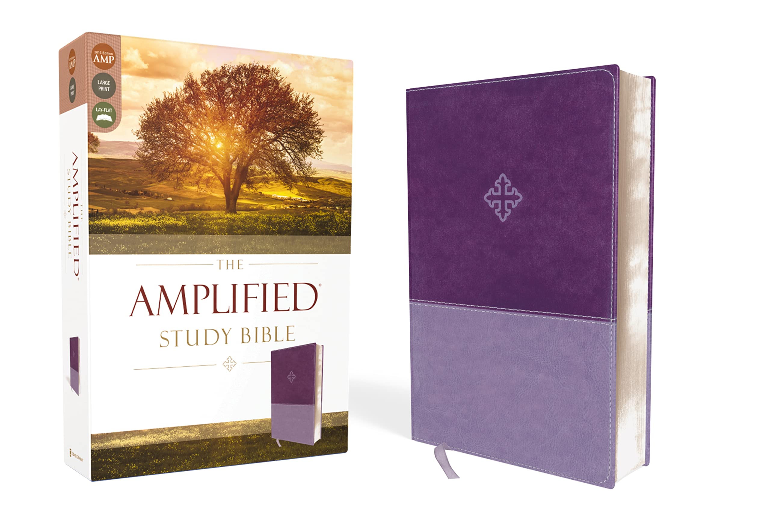 The Amplified Study Bible, Leathersoft, Purple The Amplified Study Bible, Leathersoft, Purple Imitation Leather