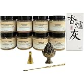 E-DAYS Incense Powder Gift Set, 8 Blends for Burners, Cones &amp; Sticks | 160g incense powder to burn+ 3-piece mold &amp; ash. DIY variety pack incense making kit. Home fragrance &amp; meditation.