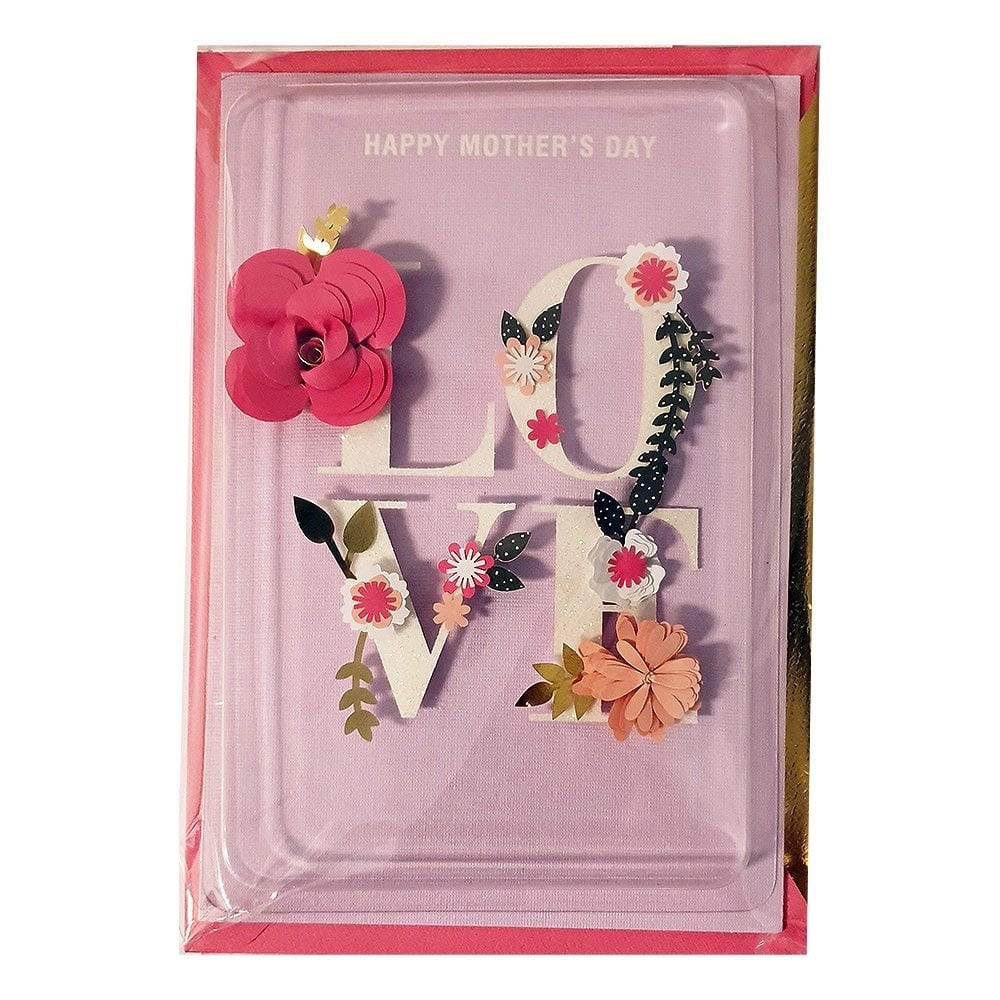 Hallmark Signature Love Craft 3D Mothers Day Card 25519794