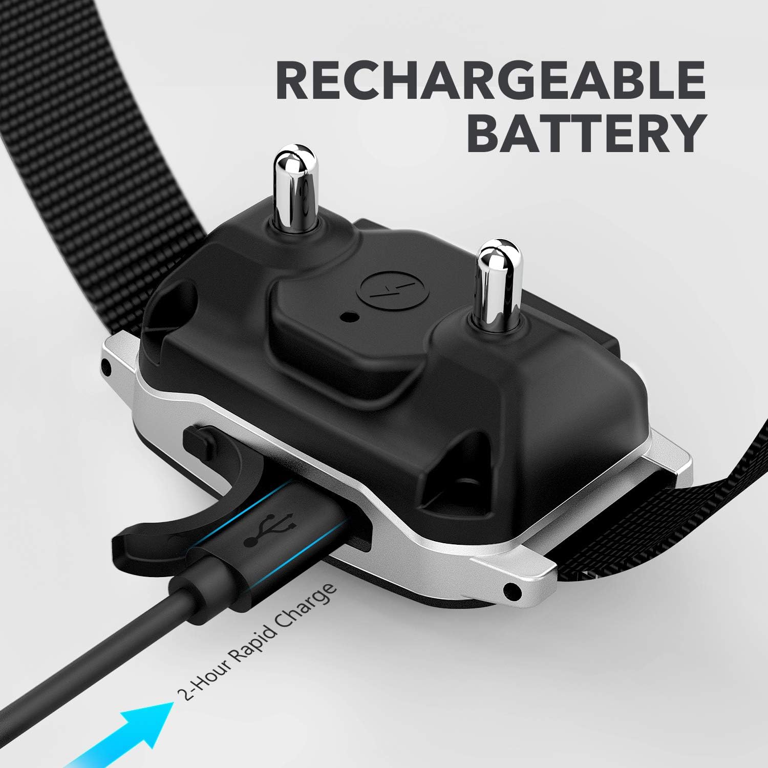 Rechargeable Bark Collar for Dogs - Dog Bark Collar w/2 Vibration and Static Modes, Auto 7 Levels Static Modes, LED Indicator, No Bark Collar for Small Medium Large Dogs, Safe and Humane : Kitchen & Dining