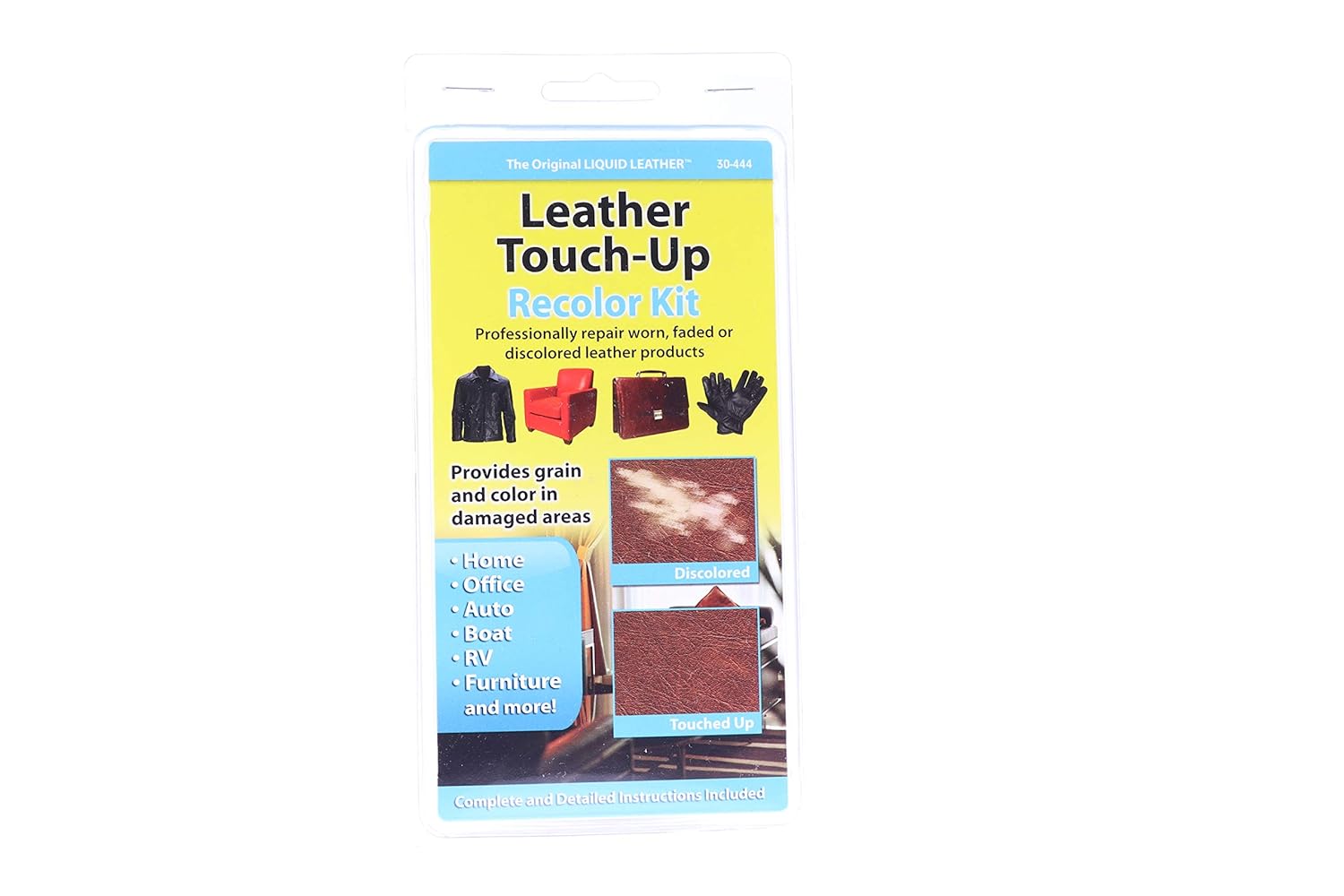 Liquid Leather Leather Touch Up Recolor Kit Amazon Co Uk Car