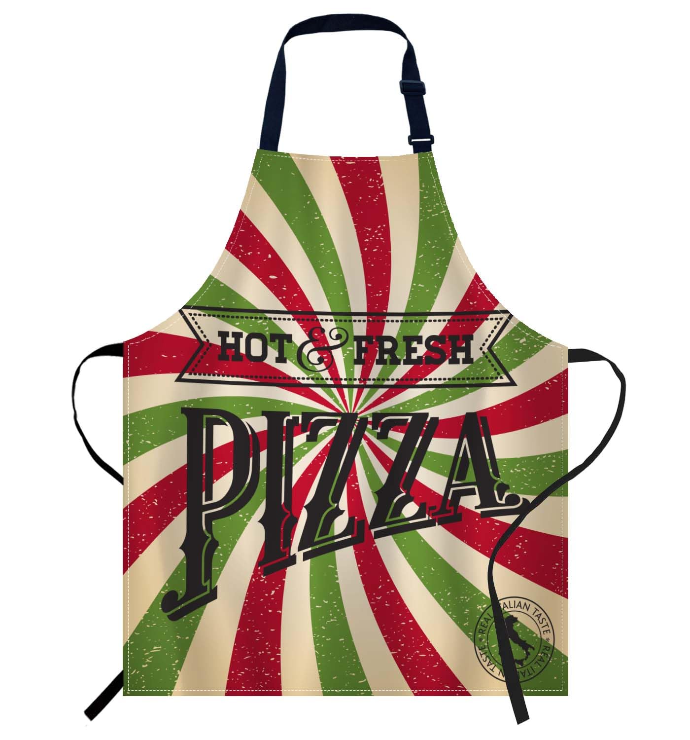 Smooffly Pizza Poster Apron for Chefs, Cooking and Baking for Men and Women, Kitchen, Butchers, BBQ & Catering Bibs