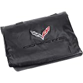 GM Accessories 23148691 Removable Roof Panel Storage Bag in Black with Crossed Flags Logo