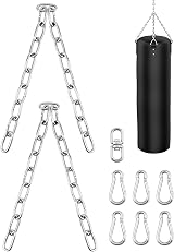 QWORK 4 Strand Punch Bag Chain Heavy Duty Stainless Steel 70kg Capacity view 7