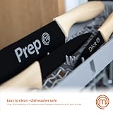 MasterChef 3 Piece Knife Set Chef Paring Utility Wood Look Handles view 6