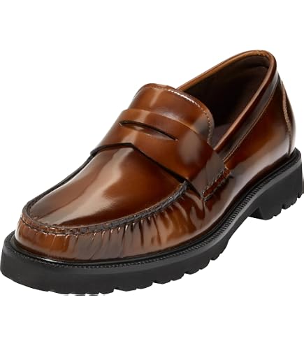 Cole Haan Collection Penny Loafers 11.5M Mens Slip On Brown Leather Moc Toe READ Mens 11.5 M Cole Haan Penny Loafers Brown Leather Slip On  main image 4