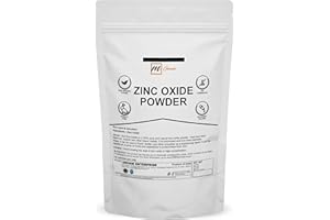 mGanna 100% Natural Zinc Oxide Powder | Micronized Non-nano Uncoated Particles 0.5 LBS / 227 GMS