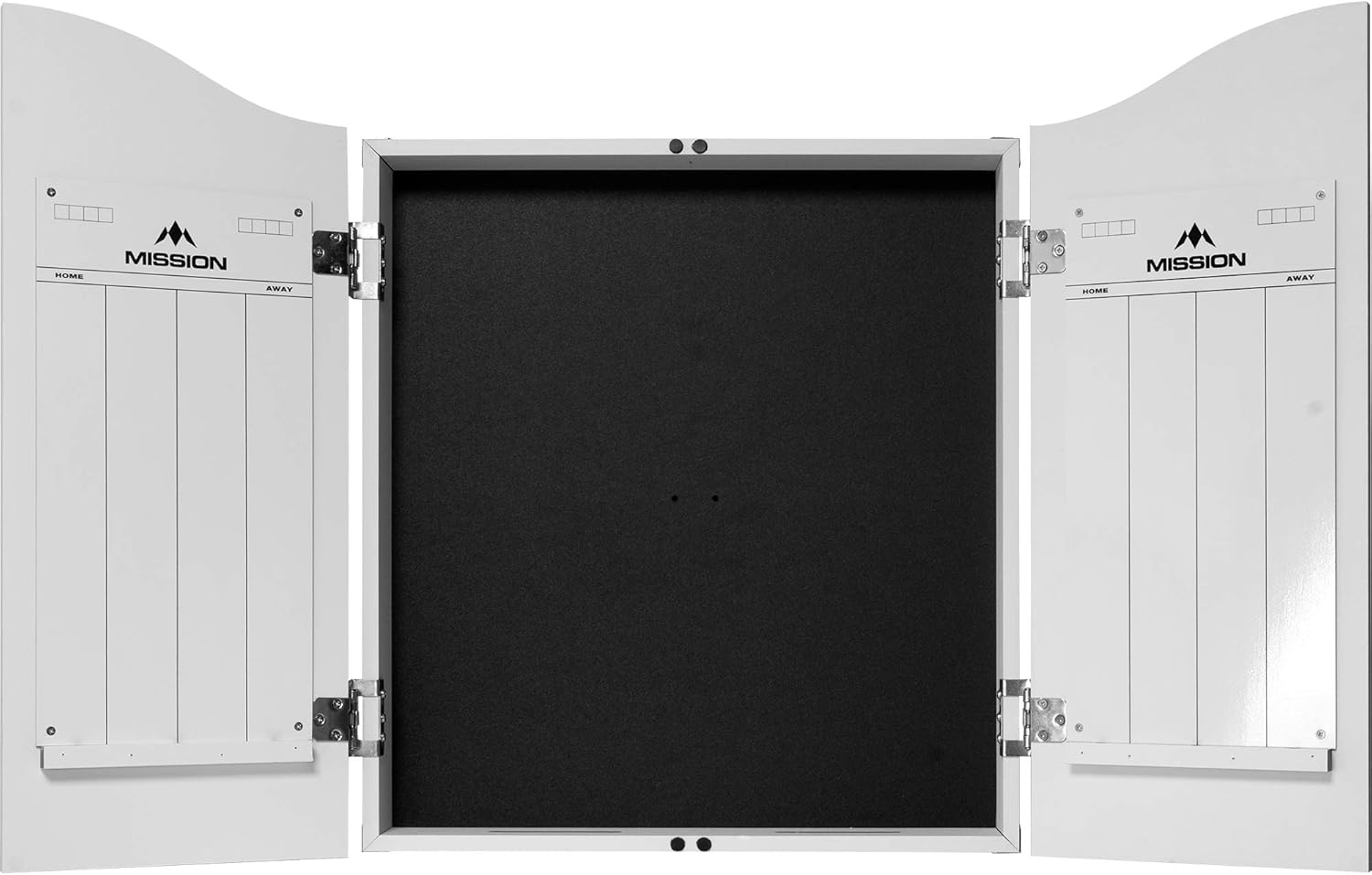 Mission Plain White Dartboard Heavy Duty Dart Board Deluxe