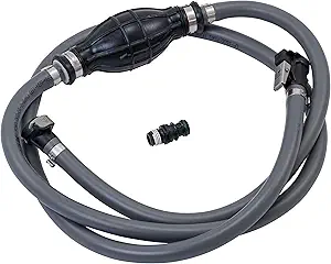 Attwood Fuel Line Assembly with Engine Fitting and Universal Sprayless Tank Fitting