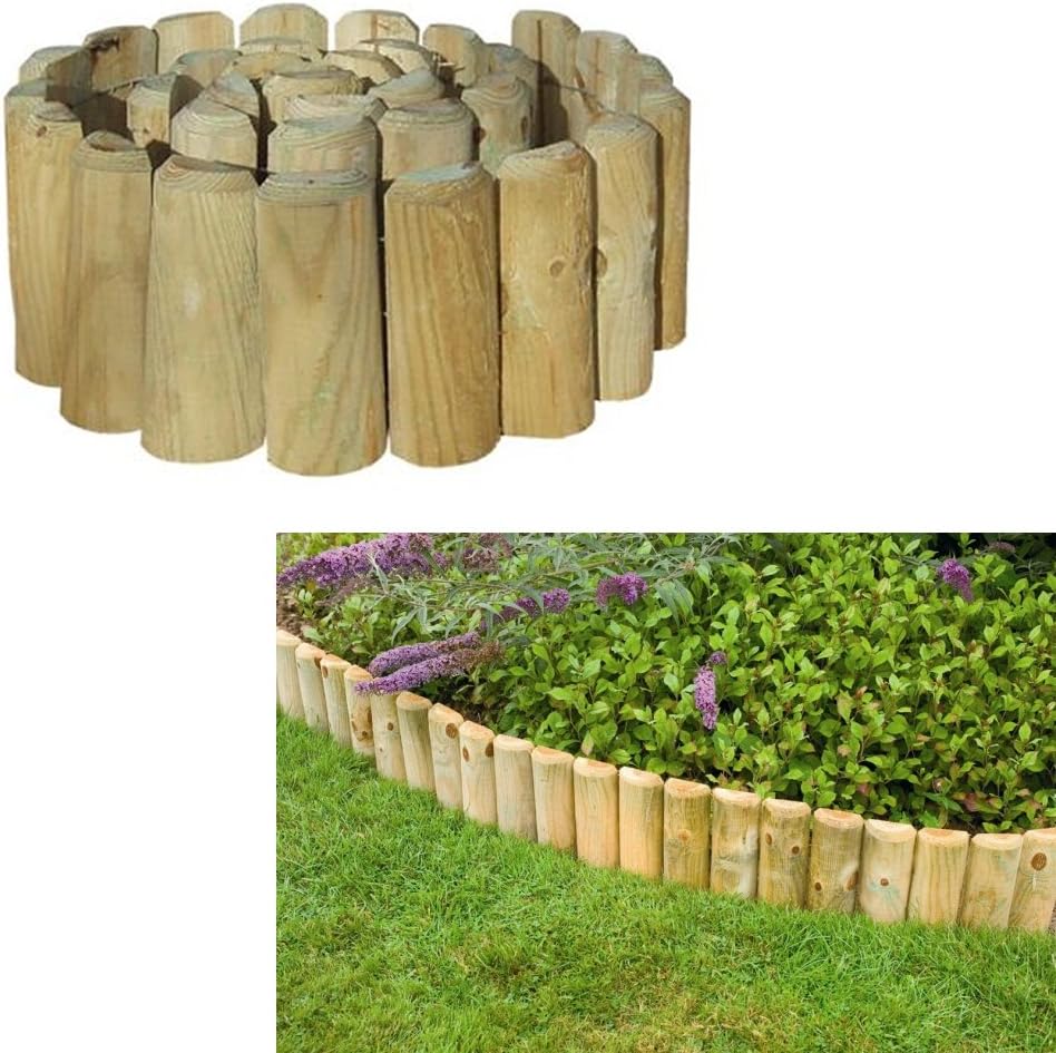 Green Log Edging 450mm