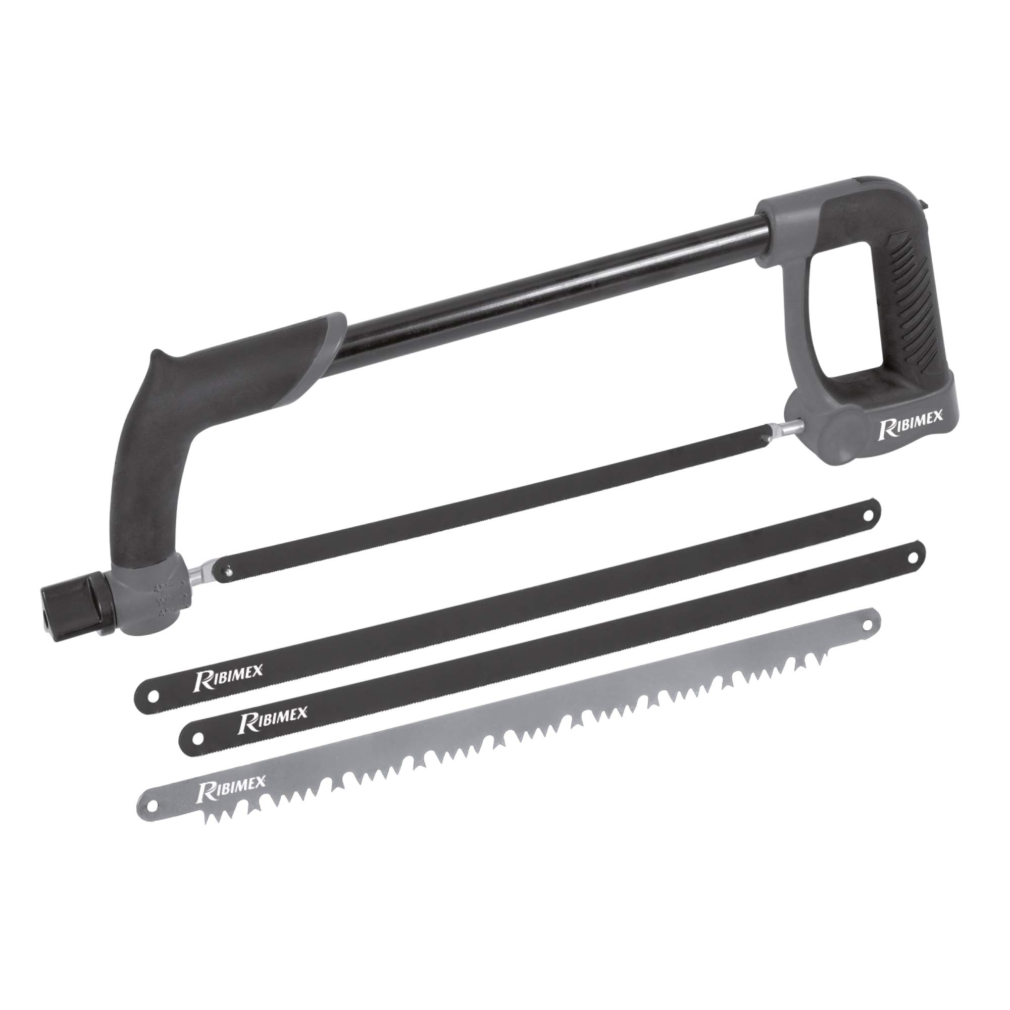 Ribimex PRSCM30PRO Hacksaw Metal with Swivel Blade