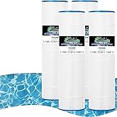 HANXER® C-7468 Pool and Spa Filter Cartridge Replacement for PJAN115, CL460, Filbur FC-0810, R0554600, CV460, A0558000, XLS-705, 70852 115 Sq.Ft Filter Cartridge 4 Pack