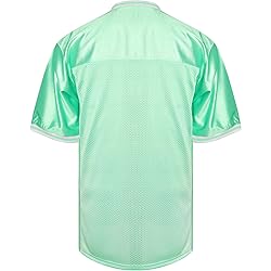 Blank Football Jerseys Mesh Athletic Football Shirt