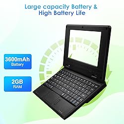 ZHAOHUIXIN 7" Portable Small Laptop, Android 12.0