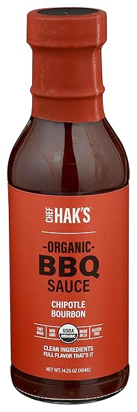 HAKS ORGANIC CHIPOTLE BOURBON BBQ SAUCE, 14.25 OZ