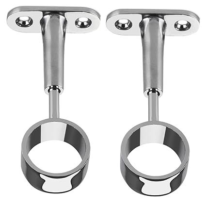 Stainless Steel Wardrobe Rail Fittings End Centre Support Bracket
