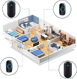 SECRUI Wireless Doorbell 1000ft Long Range IP55 Waterproof Battery Open House view 7