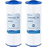 Fil-fresh 4CH-949 Spa Filter Replacement for Filbur FC-0172, Pleatco PWW50L, Waterway Teleweir 50, Unicel 4CH-949, Spa Filter Replaces 817-4050, 2 Pack