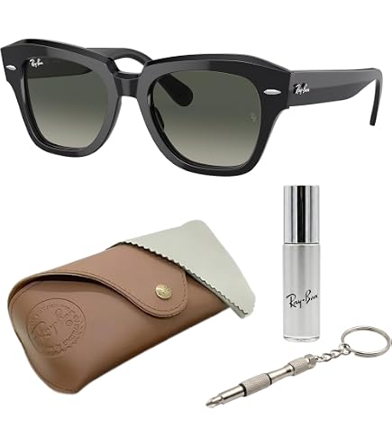 Amazon.com: Ray-Ban Unisex RB2186 State Street Square Sunglasses