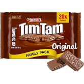Tim Tam Original Milk Chocolatey Cookies, Family Pack 365g, 20 Cookies | Imported from Australia by Arnott's, 3 Irresitable Layers, Two Crunchy Cookies with a smooth cream centre, chocolatey coating
