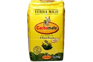 Yerba Mate Cachamate Mezcla De Hierbas (No Acidez)2.2lb/1 Kilo