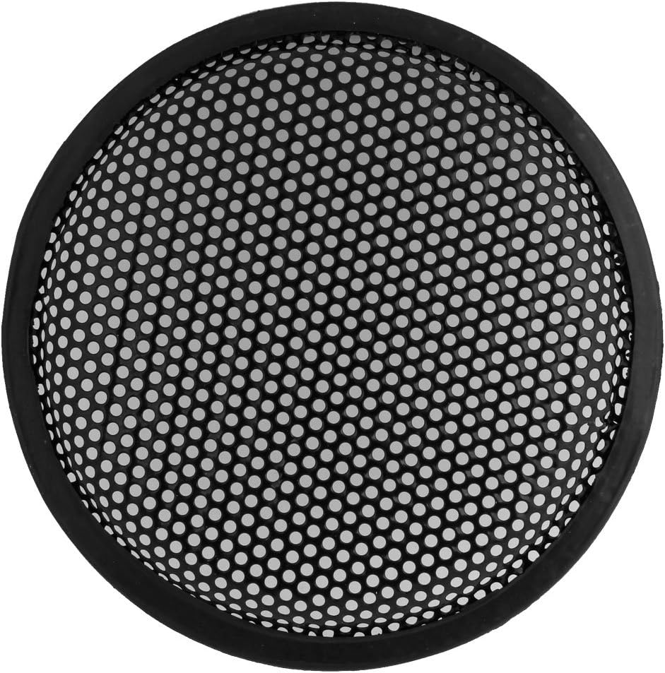 sourcing map 8inch Dia Black Metal Mesh Car Woofer Cover Speaker Grill Protect, 8 inch