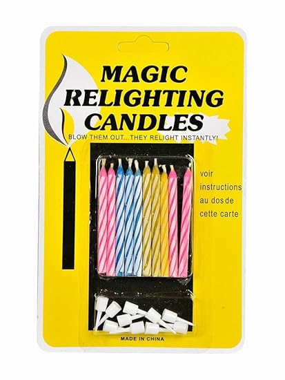 Magic Relighting Birthday Candles