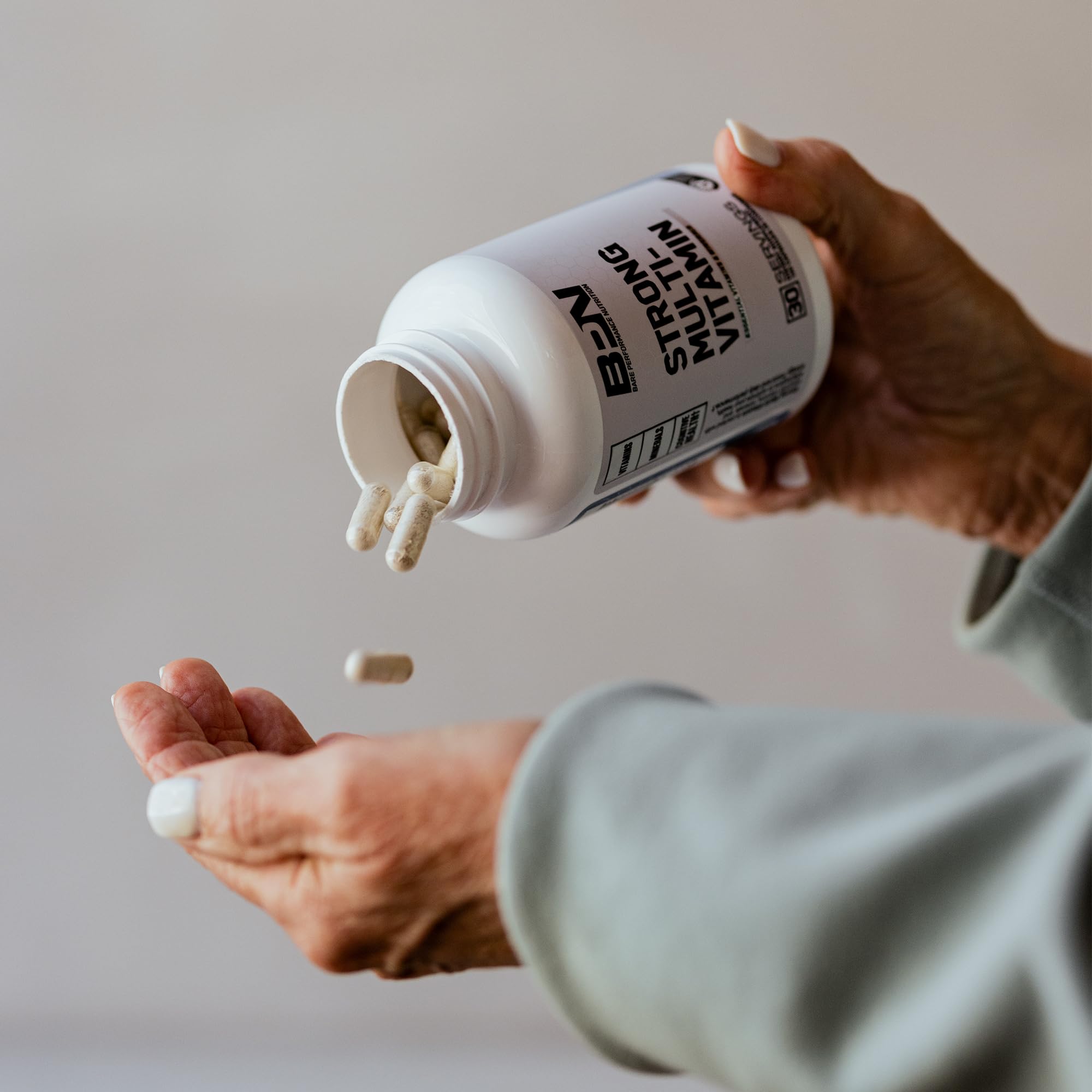 BARE PERFORMANCE NUTRITION, BPN Strong Multi-Vitamin, Foundational Health, Improved Mood and Sleep, Adaptogens, Improved Cognitive Health