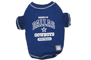 PETS FIRST DALLAS COWBOYS Dog T-Shirt, X-Small. - Cutest Pet Tee Shirt for the real sporty pup