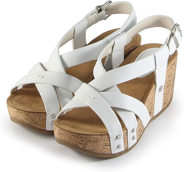 bussola wedge sandals