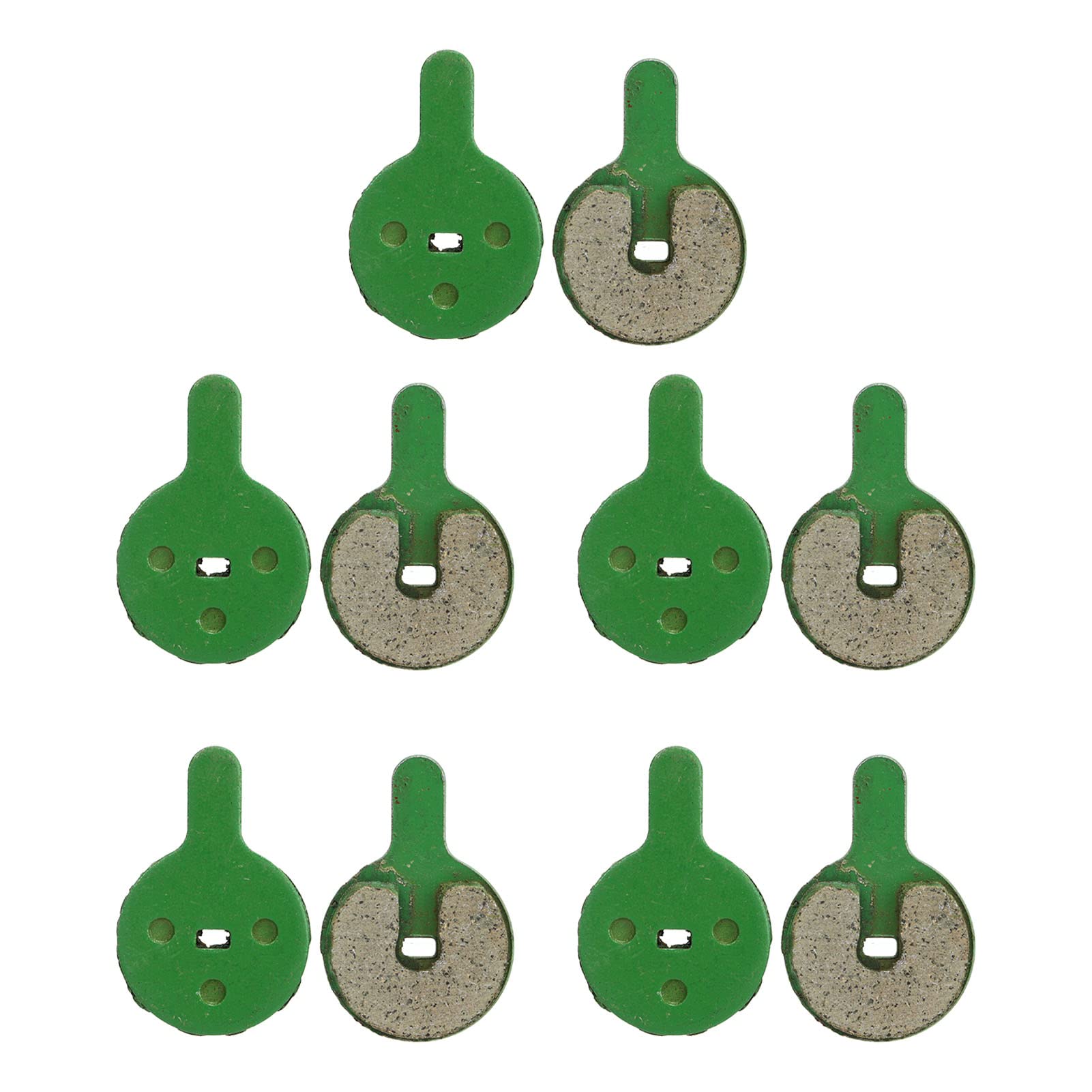 Haosie Disc Brake Pads, 5 Pair Disc Brake Rear Metal Brake Pad for Electric Scooters and Bicycles