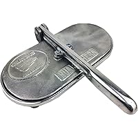 Eleganceinlife Huarache Press-Maker Tortilla Authentic Huarachera Cast Aluminum Made in Mexico 9-inch
