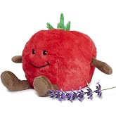 warmies Microwavable &amp; Weighted Stuffed Animals, Tomato- Heated Stuffed Animal Plushie for Warmth &amp; Comfort - Cute Soft Plush Toys for Adults &amp; Children (Boys, Girls, Babies &amp; Toddlers)