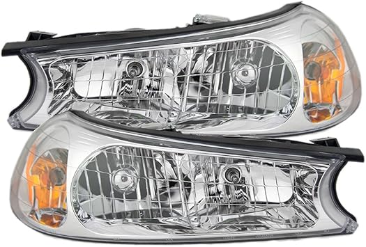 Amazon Com Headlightsdepot Rv Headlights Compatible With Fleetwood Revolution 02 07 Includes Left Driver And Right Passenger Side Headlamps Automotive