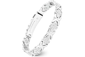 Feraco Pure Copper Bracelets for Women, Ultra Strength Magnetic Therapy Bracelet for Pain Relief with 3800 Gauss Magnets