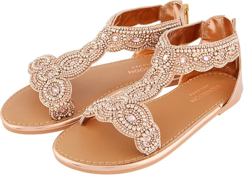 Monsoon Kids Embellished Metallic Sandals Girl Amazon.co.uk Shoes & Bags