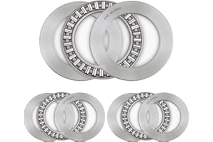 XIKE TC3648 Thrust Needle Roller Bearings with Washers 2-1/4" Bore 3" OD 5/64" Width 3pcs