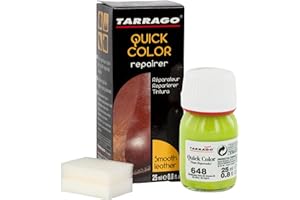 Tarrago | Rapid Color 25 ml | Color-Renewing dye for Smooth Leather and Canvas Shoes, Kiwi Green (648), 20.00 ml