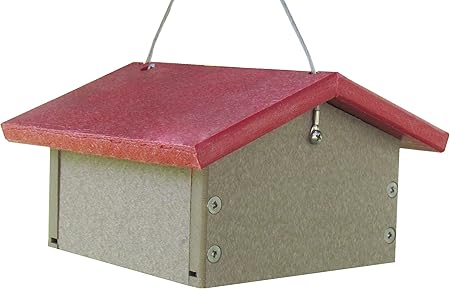 Amazon Com Jcs Wildlife Recycled Upside Down Single Suet Feeder