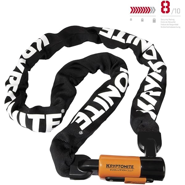 kryptonite evolution 4 integrated chain bicycle lock