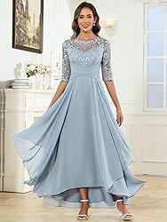Sredhy Petite Mother of The Bride Dresses A Line