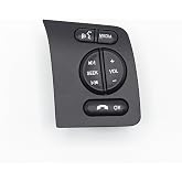 BC3Z-9C888-CA Steering Wheel Control Switch Right Passenger Side Media Voice Button for Ford F250 F350 F450 F550 Super Duty 11-14, Expedition Explorer 08-16, Replaces SW6772